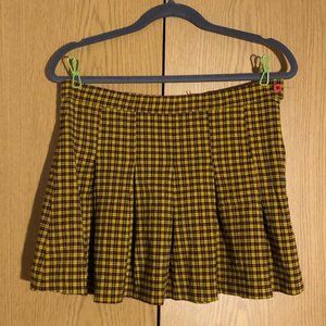 Paris Blues Plaid Skirt